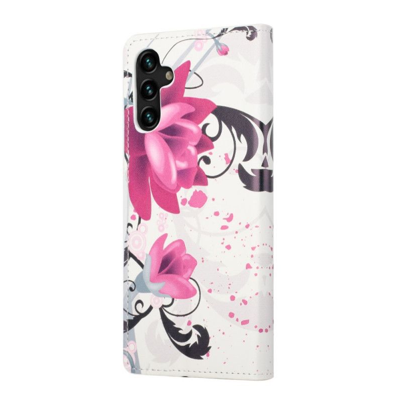 Housse Pour Samsung Galaxy A13 5G Tropical Flowers