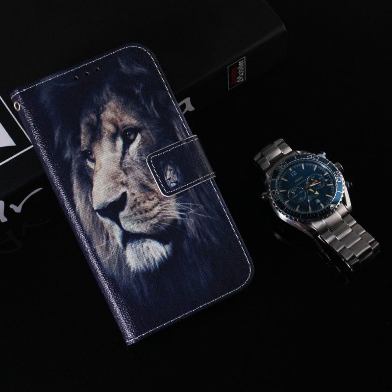 Housse Pour Samsung Galaxy M32 Dreaming Lion