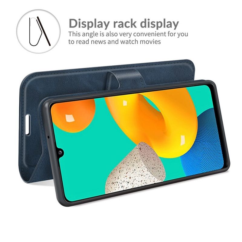 Housse Pour Samsung Galaxy M32 Simili Cuir Slim