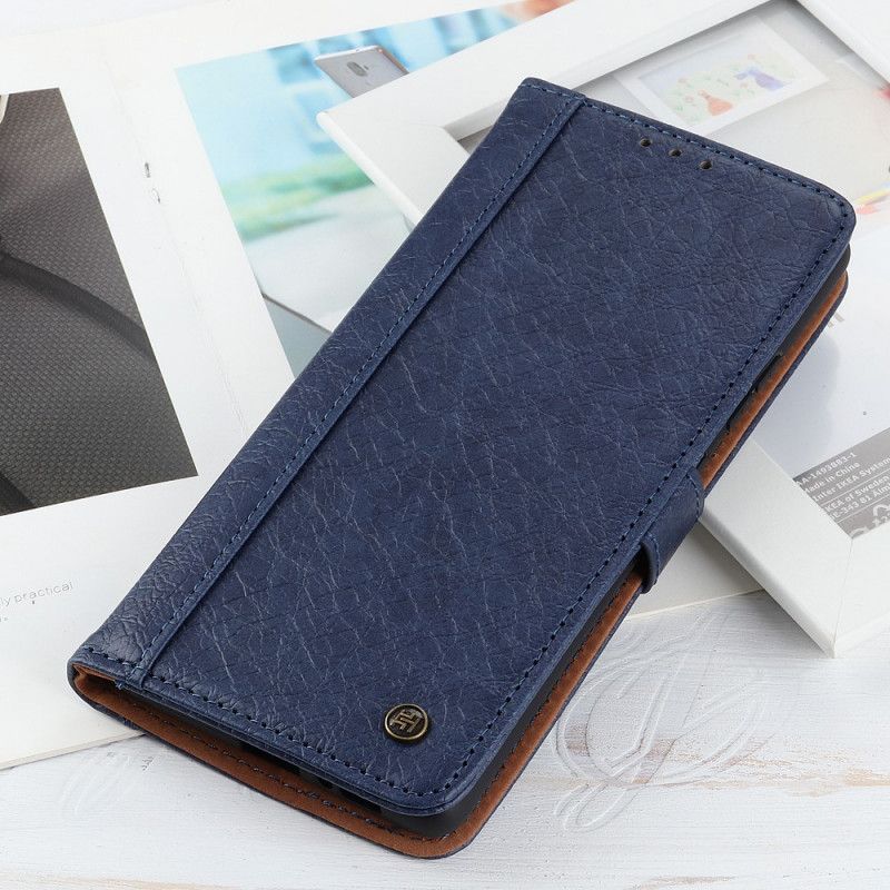 Housse Pour Samsung Galaxy M32 Simili Cuir Style Rhinocéros