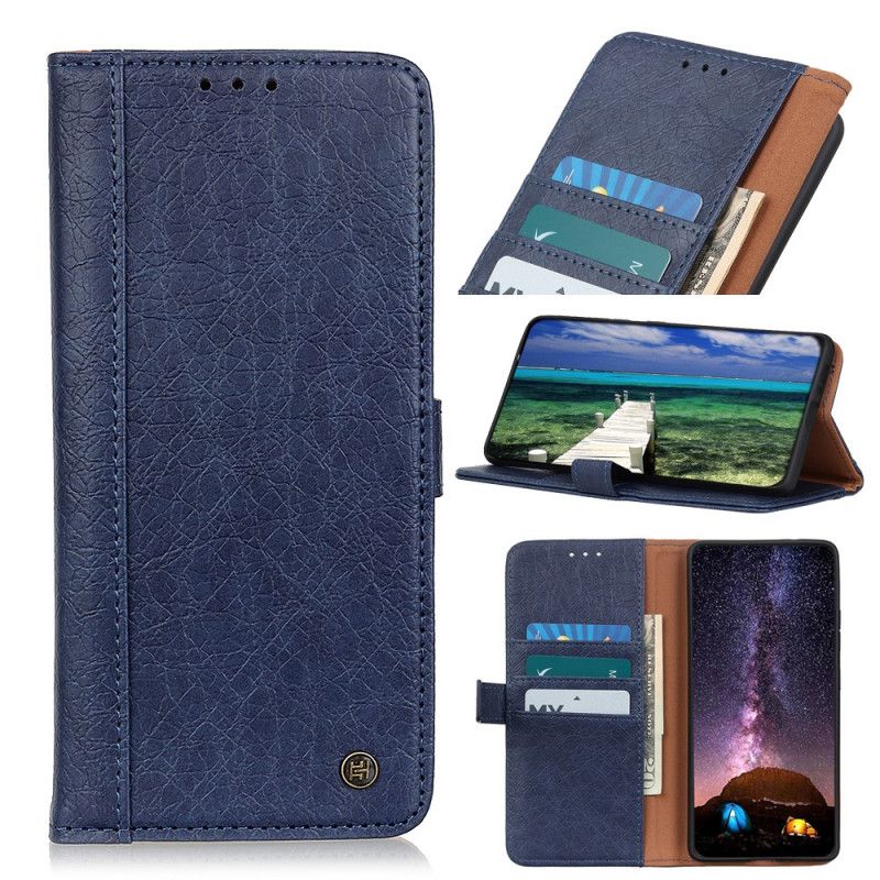 Housse Pour Samsung Galaxy M32 Simili Cuir Style Rhinocéros