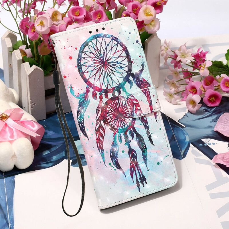 Housse Pour Samsung Galaxy S21 FE Attrape Rêves Aquarelle