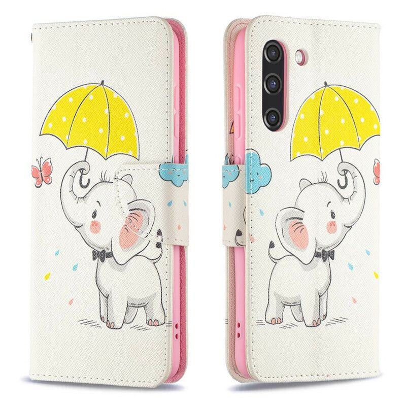 Housse Pour Samsung Galaxy S21 FE Bébé Éléphant