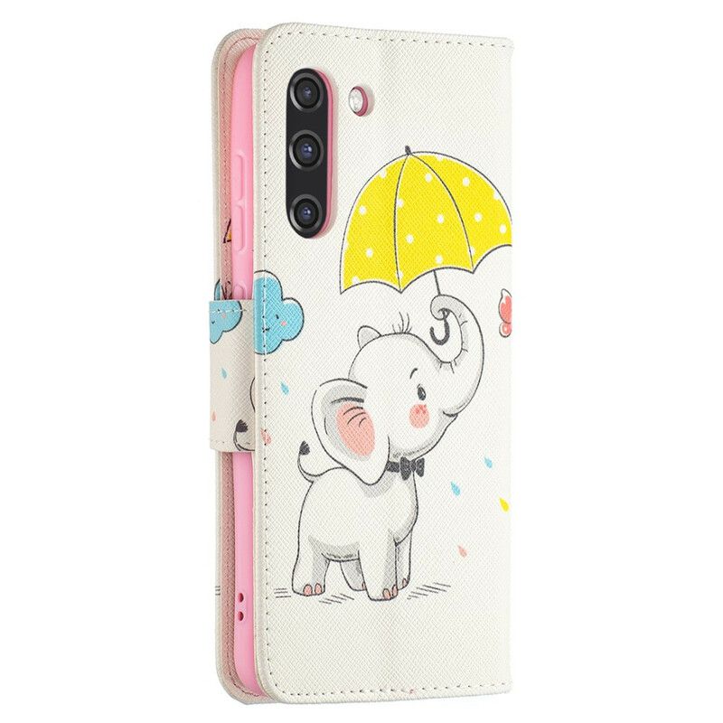 Housse Pour Samsung Galaxy S21 FE Bébé Éléphant