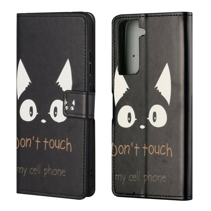 Housse Pour Samsung Galaxy S21 FE Don't Touch My Cell Phone