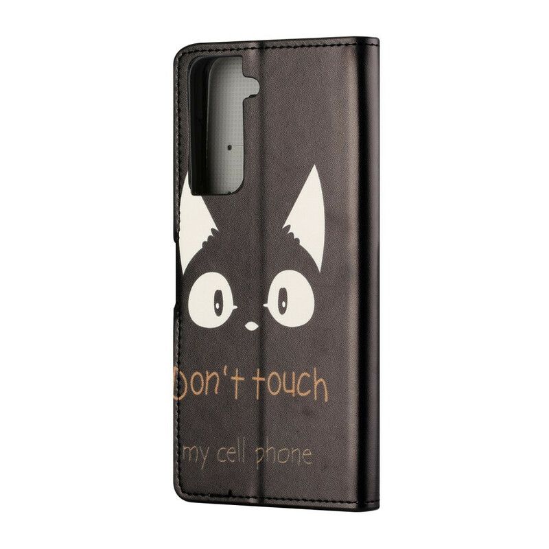 Housse Pour Samsung Galaxy S21 FE Don't Touch My Cell Phone