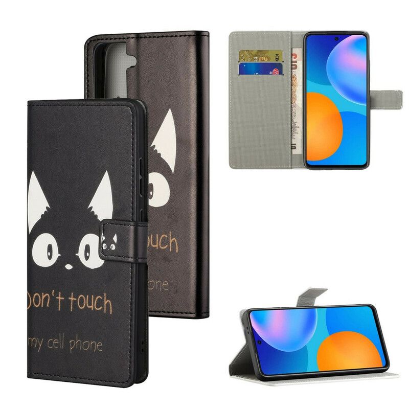 Housse Pour Samsung Galaxy S21 FE Don't Touch My Cell Phone