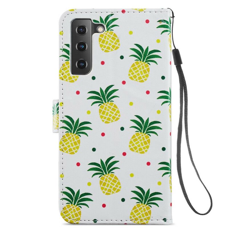 Housse Pour Samsung Galaxy S21 FE Multiples Ananas