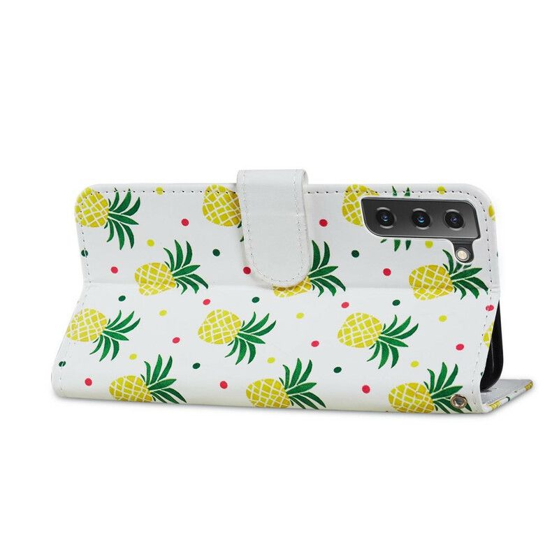 Housse Pour Samsung Galaxy S21 FE Multiples Ananas