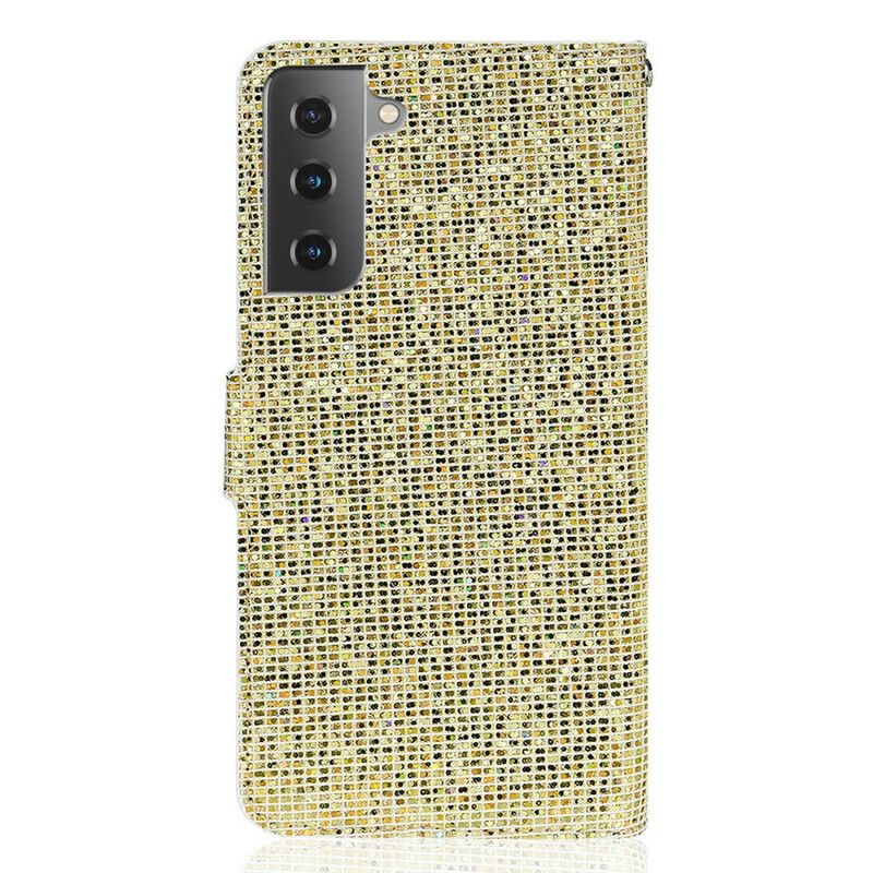 Housse Pour Samsung Galaxy S21 FE Paillettes S Design