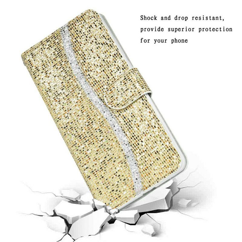 Housse Pour Samsung Galaxy S21 FE Paillettes S Design