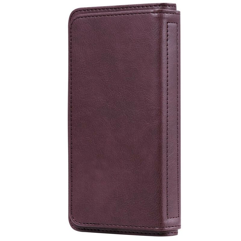 Housse Pour Samsung Galaxy S21 FE Simili Cuir 10 Porte-cartes