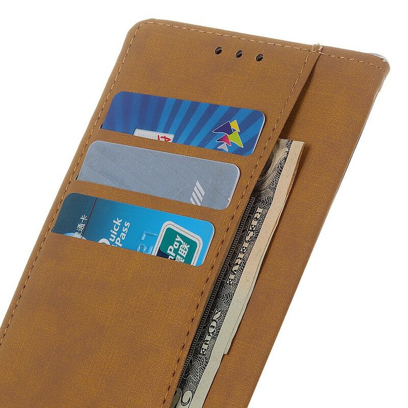 Housse Pour Samsung Galaxy S21 FE Simili Cuir Simple