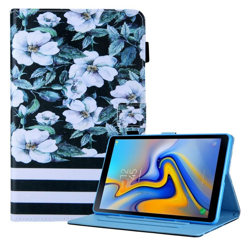 Housse Pour Samsung Galaxy Tab A7 Lite Design Fleurs