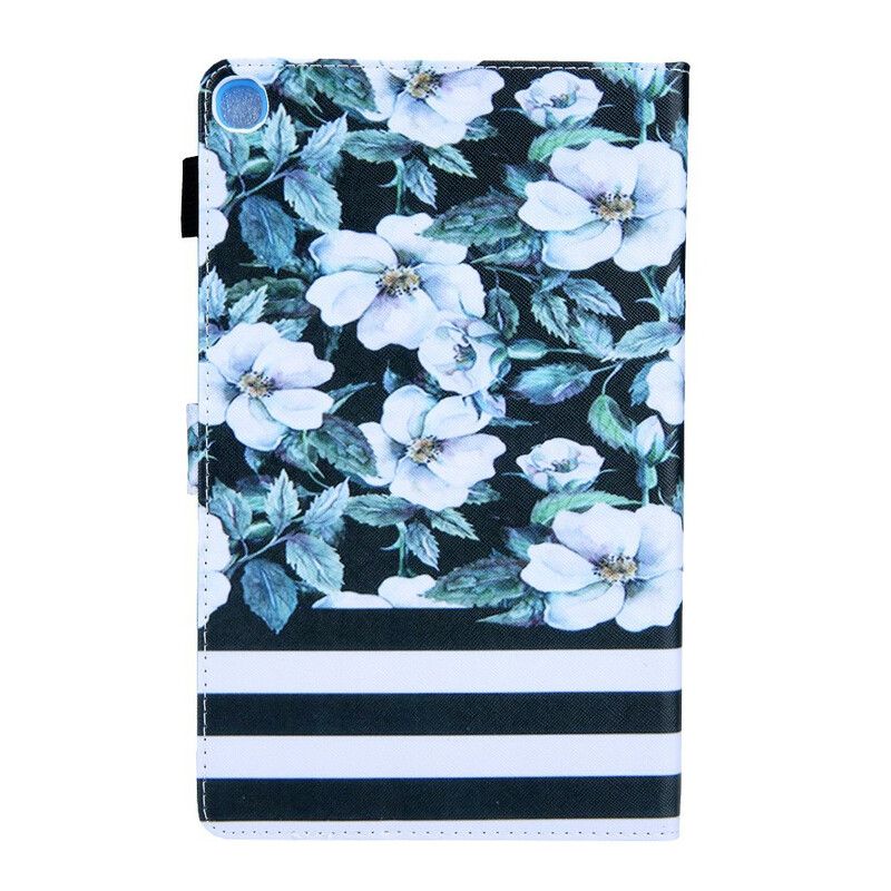 Housse Pour Samsung Galaxy Tab A7 Lite Design Fleurs