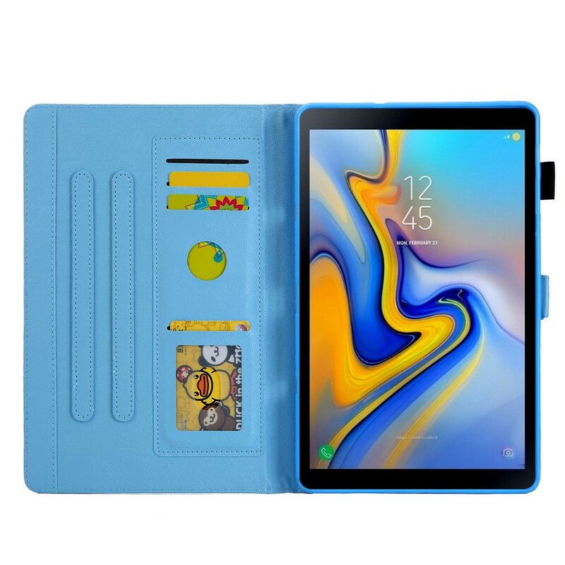 Housse Pour Samsung Galaxy Tab A7 Lite Design Fleurs