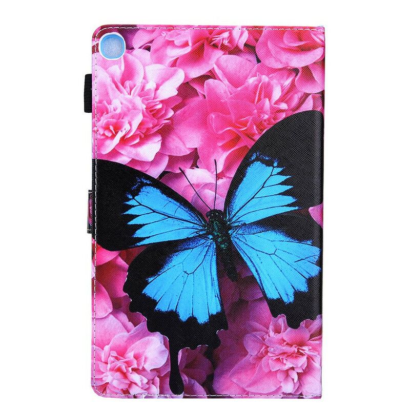 Housse Pour Samsung Galaxy Tab A7 Lite Papillon Floral