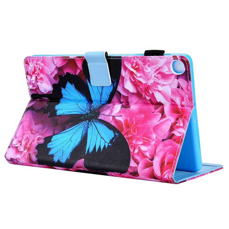 Housse Pour Samsung Galaxy Tab A7 Lite Papillon Floral