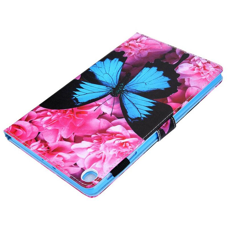 Housse Pour Samsung Galaxy Tab A7 Lite Papillon Floral