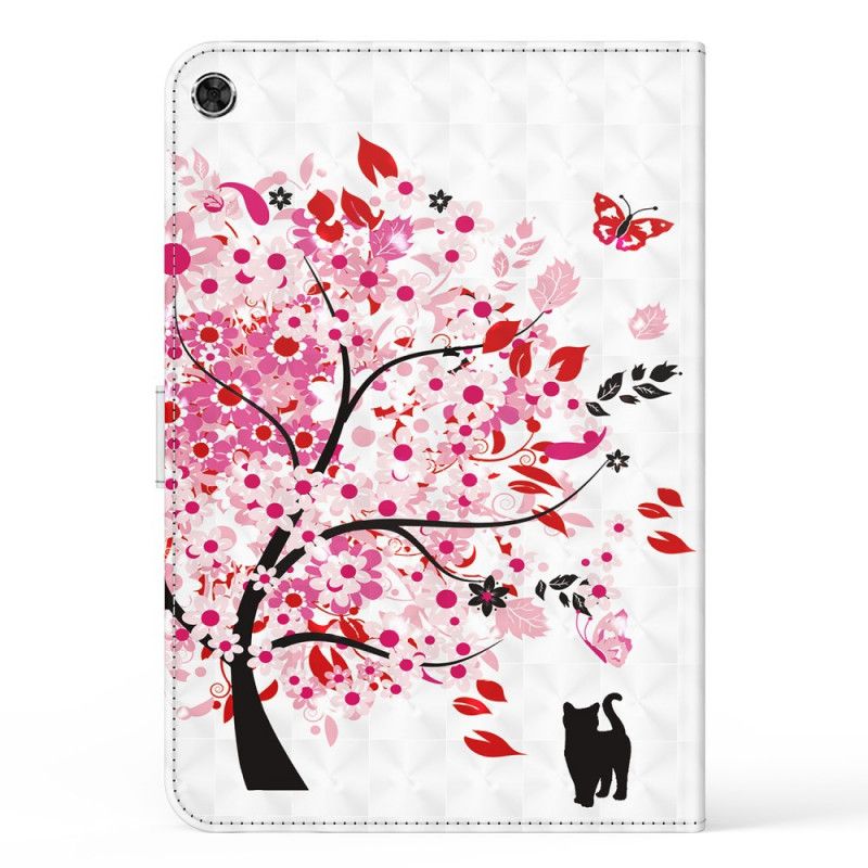 Housse Pour Samsung Galaxy Tab A8 (2021) Arbre Et Chat