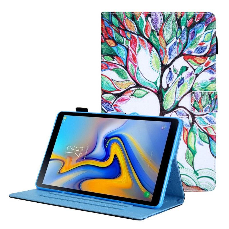 Housse Pour Samsung Galaxy Tab A8 (2021) Arbre Multicolore