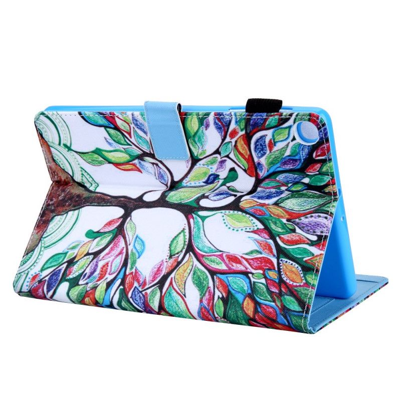 Housse Pour Samsung Galaxy Tab A8 (2021) Arbre Multicolore