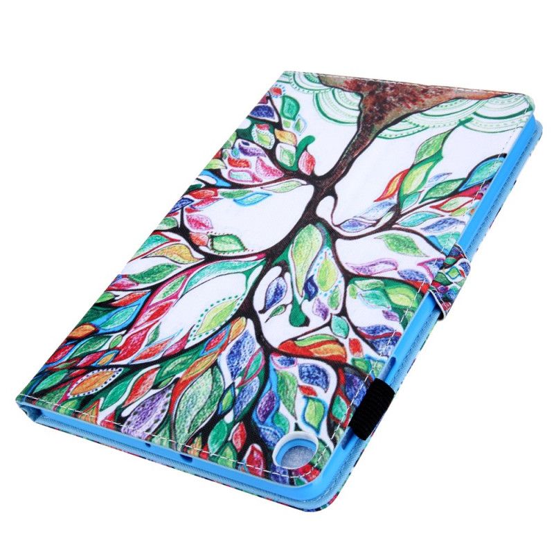 Housse Pour Samsung Galaxy Tab A8 (2021) Arbre Multicolore