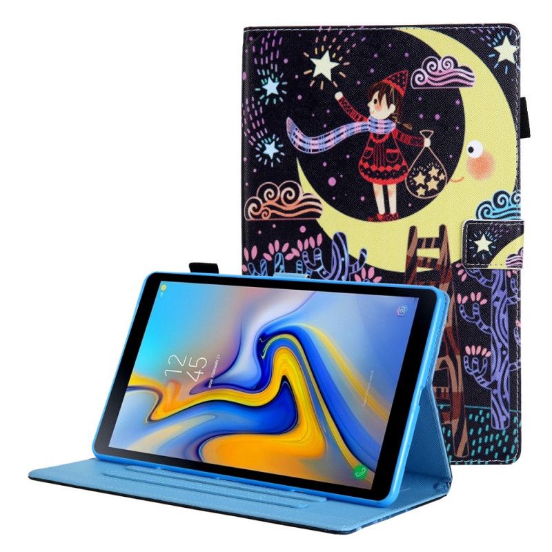 Housse Pour Samsung Galaxy Tab A8 (2021) Fillette À La Lune