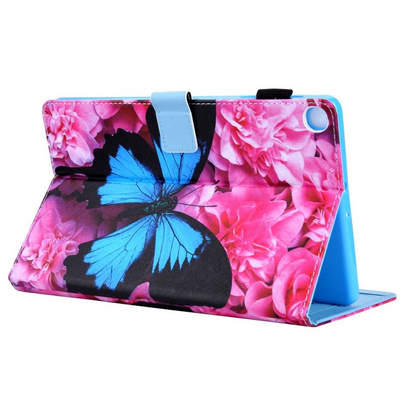 Housse Pour Samsung Galaxy Tab A8 (2021) Papillon Floral