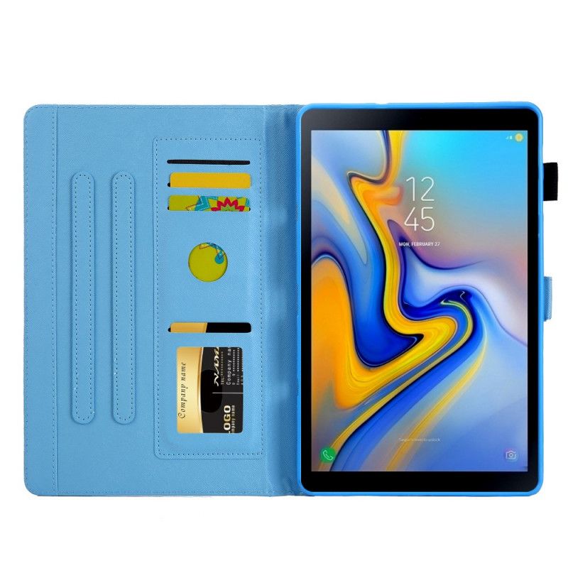 Housse Pour Samsung Galaxy Tab A8 (2021) Papillons Colorés