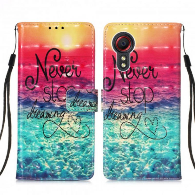 Housse Pour Samsung Galaxy XCover 5 Never Stop Dreaming