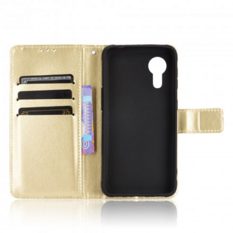 Housse Pour Samsung Galaxy XCover 5 Simili Cuir Flashy