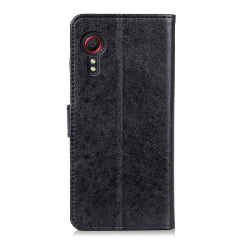 Housse Pour Samsung Galaxy XCover 5 Simili Cuir Texturé