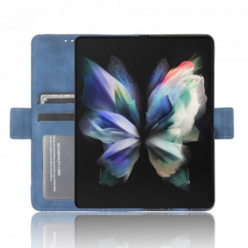 Housse Pour Samsung Galaxy Z Fold 3 5G Classe Première Multi-cartes