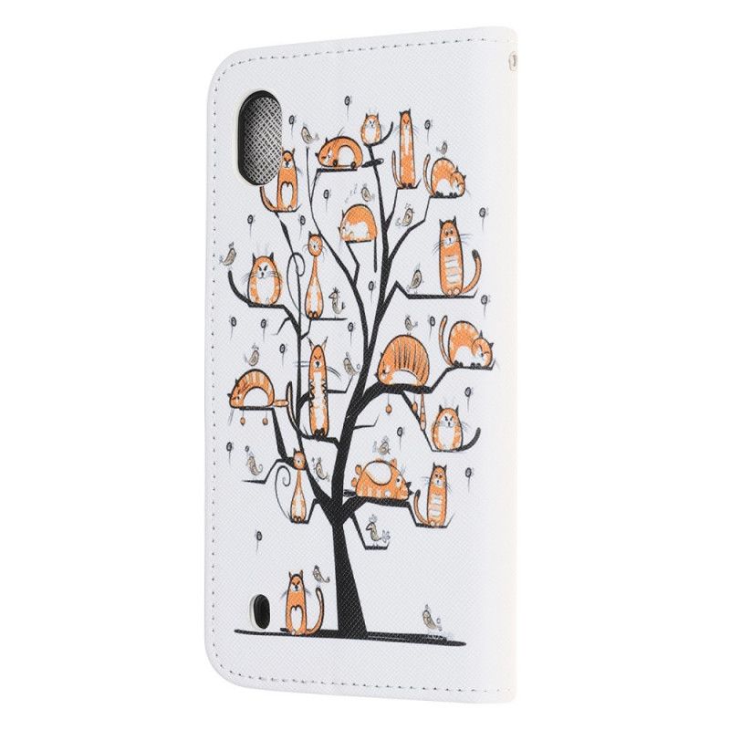 Housse Samsung Galaxy A10 Funky Cats À Lanière