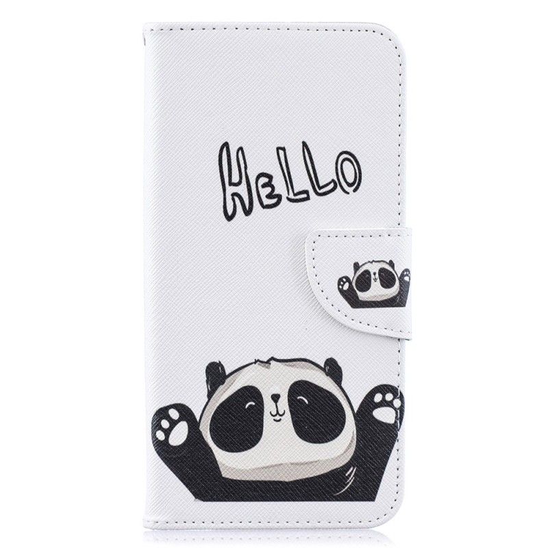 Housse Samsung Galaxy A10 Hello Panda