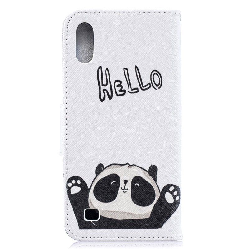 Housse Samsung Galaxy A10 Hello Panda