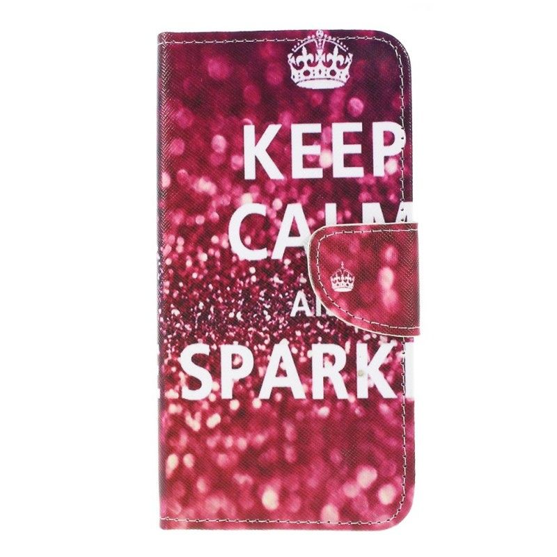 Étui Housse Samsung Galaxy A10 Keep Calm And Sparkle