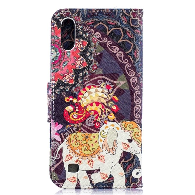 Housse Samsung Galaxy A10 Mandala Éléphants Ethniques