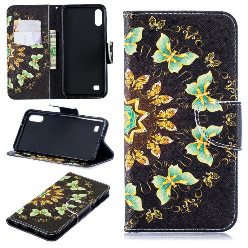 Housse Samsung Galaxy A10 Mandala Papillons