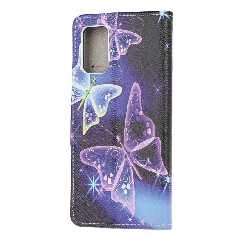 Housse Samsung Galaxy A10 Papillons Colorés