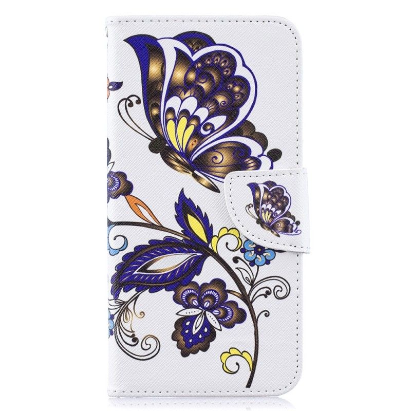 Housse Samsung Galaxy A10 Tattoo Papillon