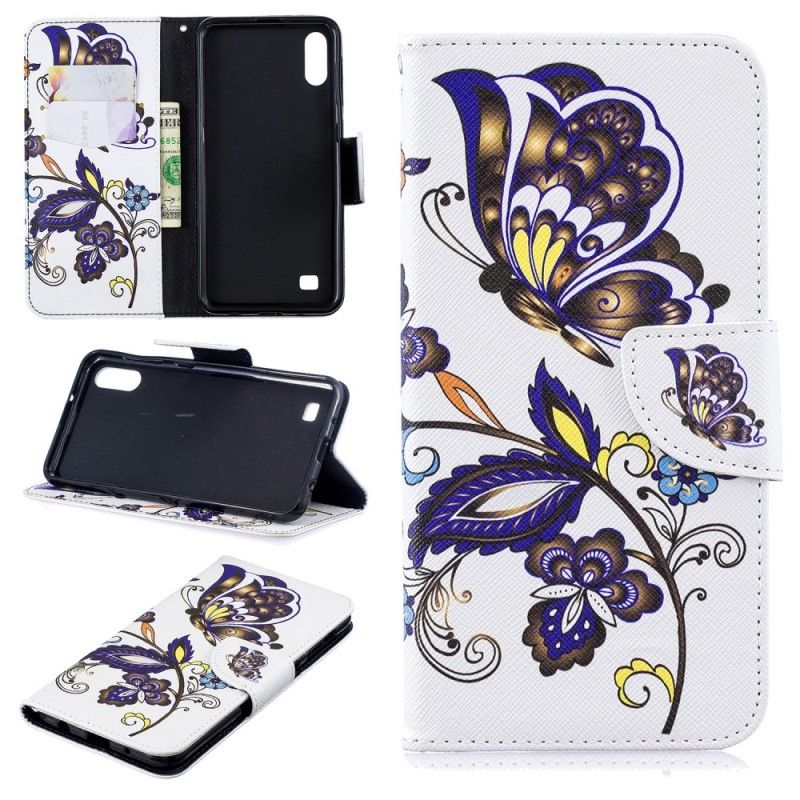 Housse Samsung Galaxy A10 Tattoo Papillon