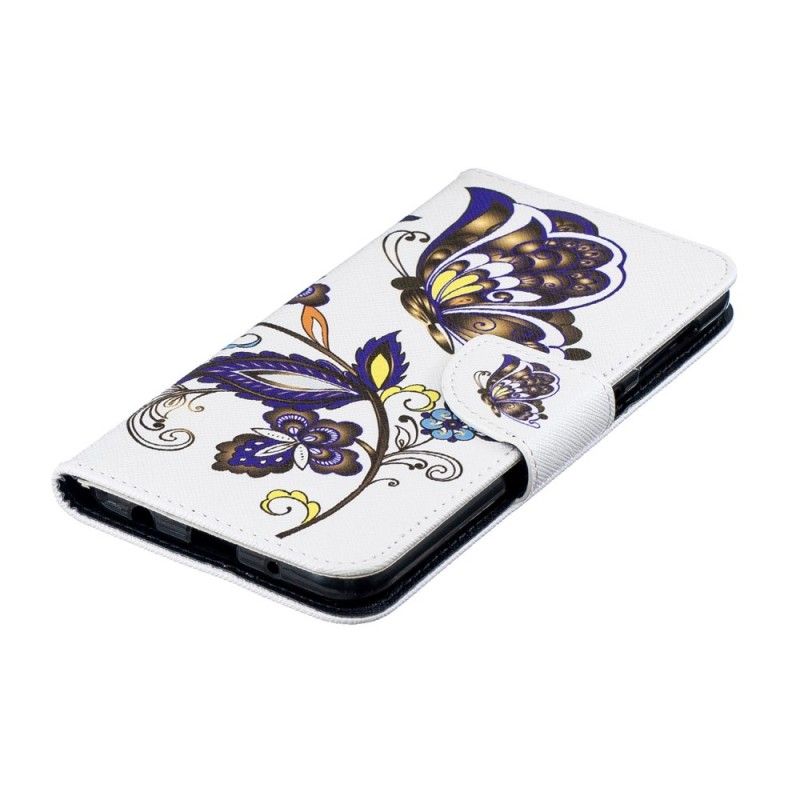 Housse Samsung Galaxy A10 Tattoo Papillon