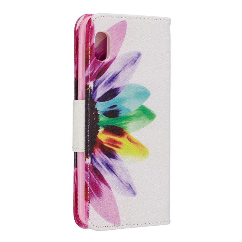 Housse Samsung Galaxy A10e Fleur Aquarelle