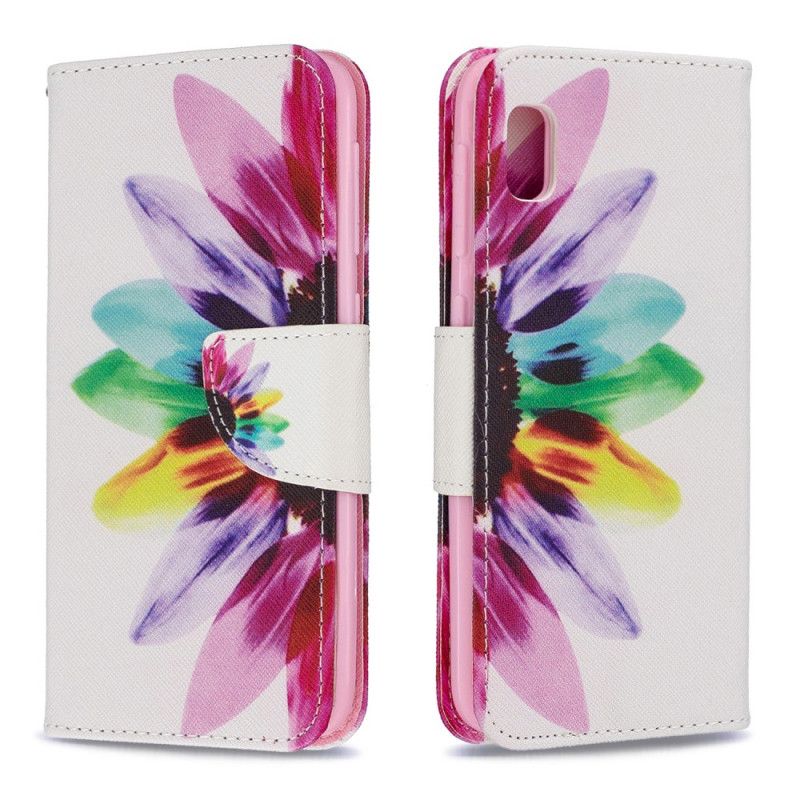 Housse Samsung Galaxy A10e Fleur Aquarelle