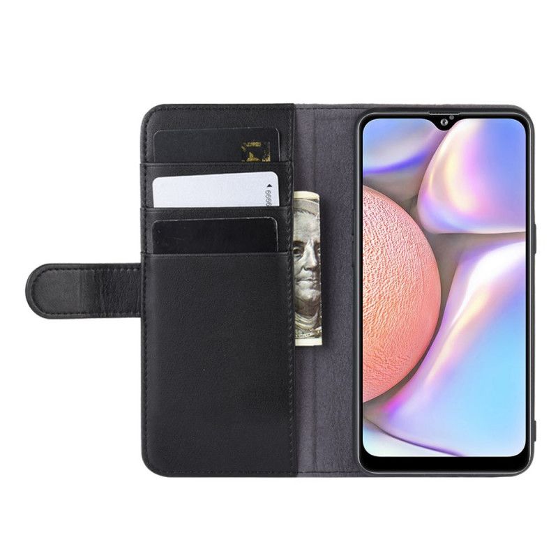 Housse Samsung Galaxy A10s Cuir Fendu