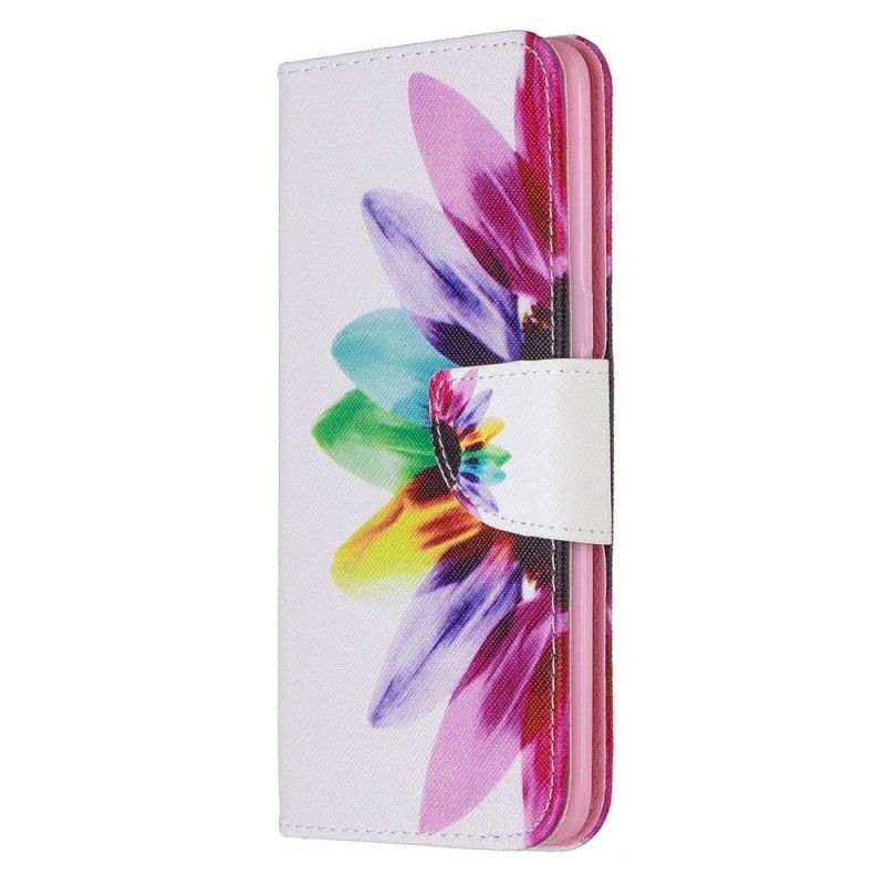 Housse Samsung Galaxy A10s Fleur Aquarelle