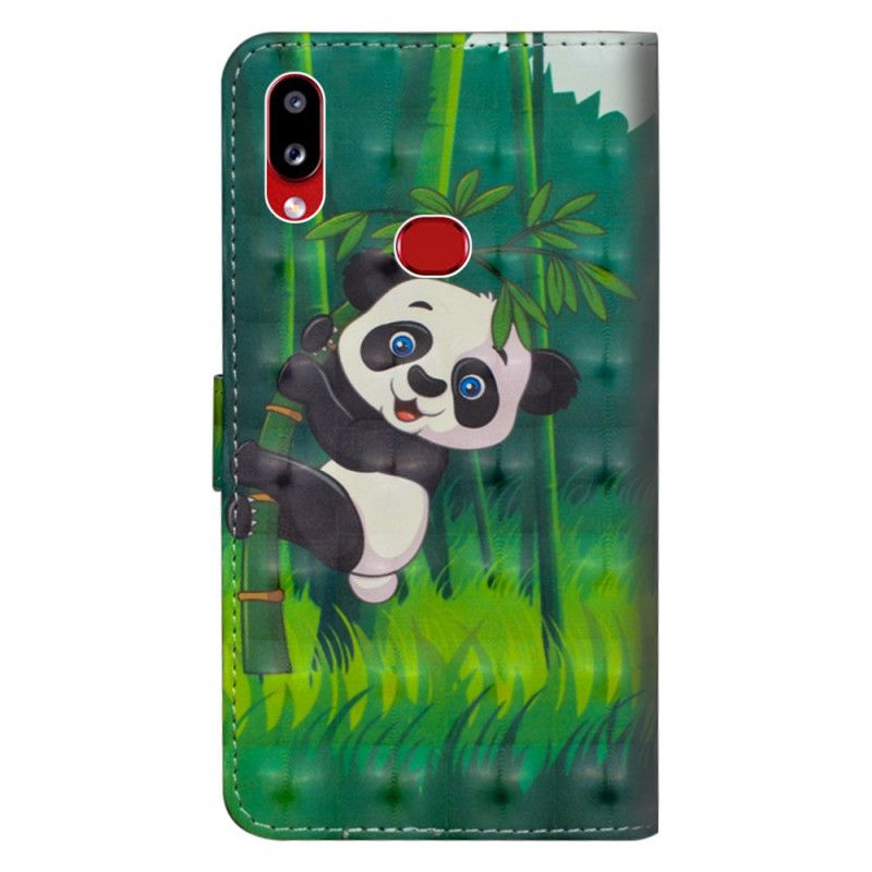 Étui Housse Samsung Galaxy A10s Light Spot Panda Et Bambou