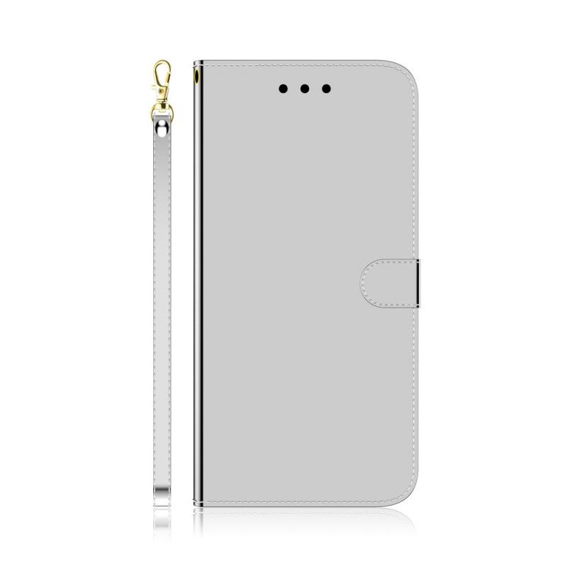 Étui Housse Samsung Galaxy A10s Simili Cuir Couverture Miroir